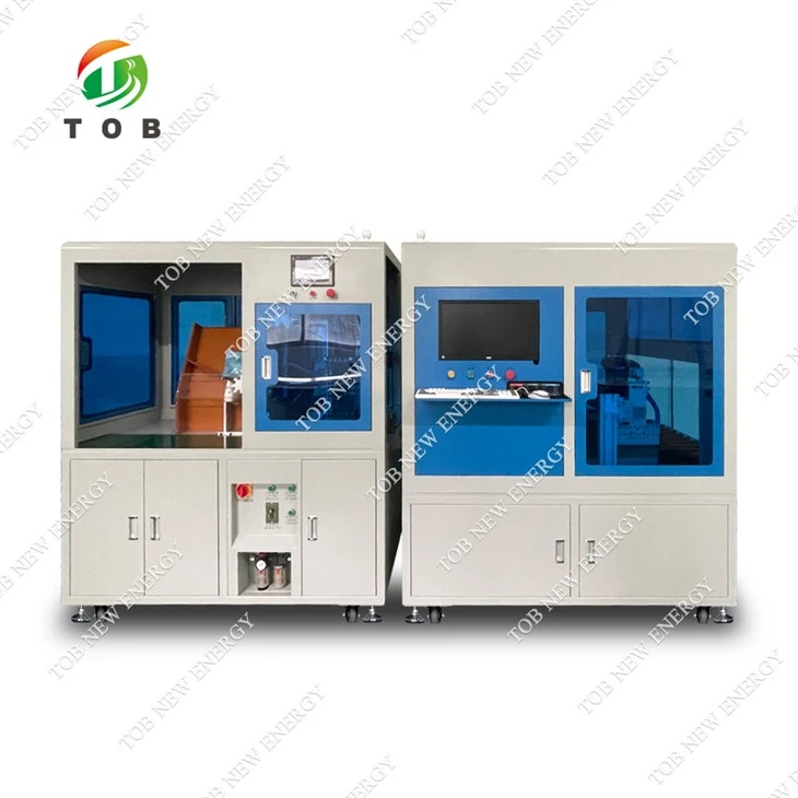Selezionatrice automatica per celle cilindriche con incollaggio di anelli isolanti